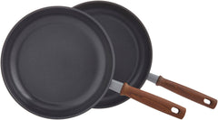 Healthy Non-Toxic PFAS Free Cookware - Mayflower Pro Ceramic Nonstick 10" and 12" Frypan Set by GreenPan